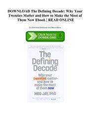 Defining Decade Ebook